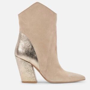 NEW $168 DOLCE VITA nestly suede boot in dune multi